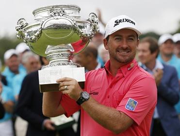 Graeme McDowell with the Open de France trophy once again